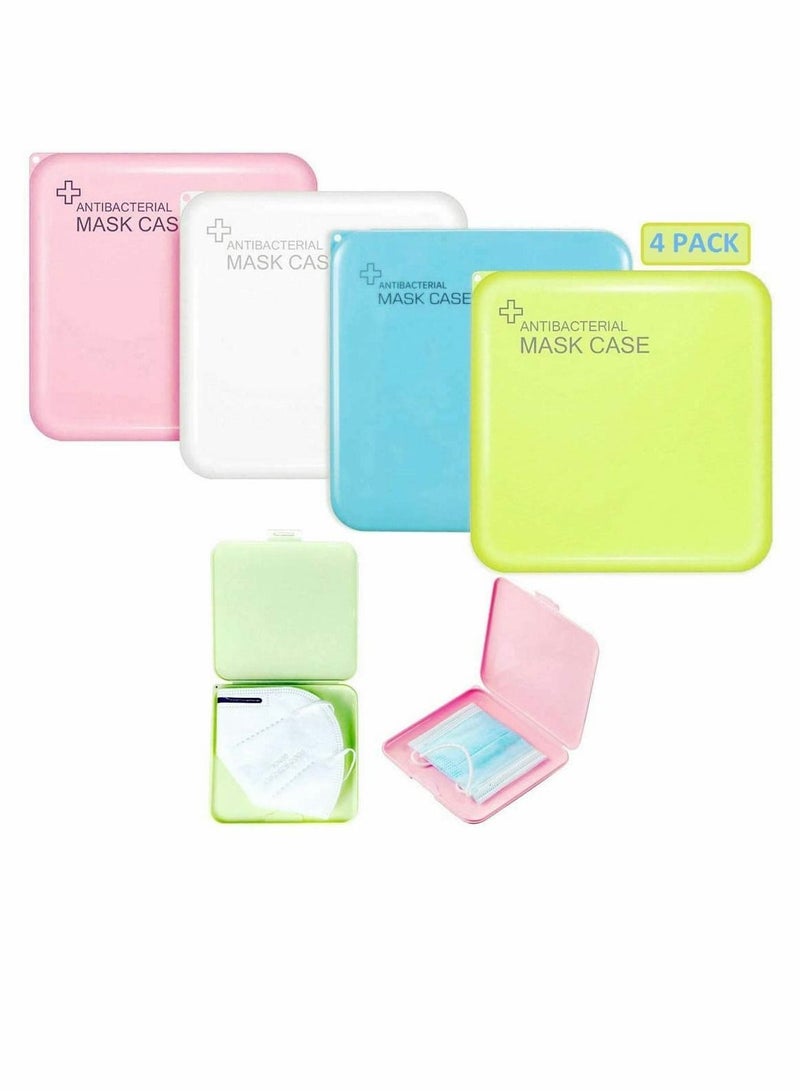 Y&D Mask Storage Set 5Pcs Lanyard 3Pcs Ear Cap 4Pcs Box Easy Clips Allows to Hang Around The Head or Neck Recyclable Face Holder Container (Random color of lanyard) - Image 2