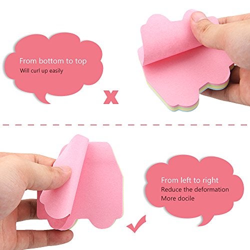 GTHER 4PCS Car Shaped Sticky Notes, Colored Sticky Notes Car Pink Blue Green Yellow Cute Fun Cool Self-Adhesive Note for Kids School Classroom Office College (Car) - Image 5