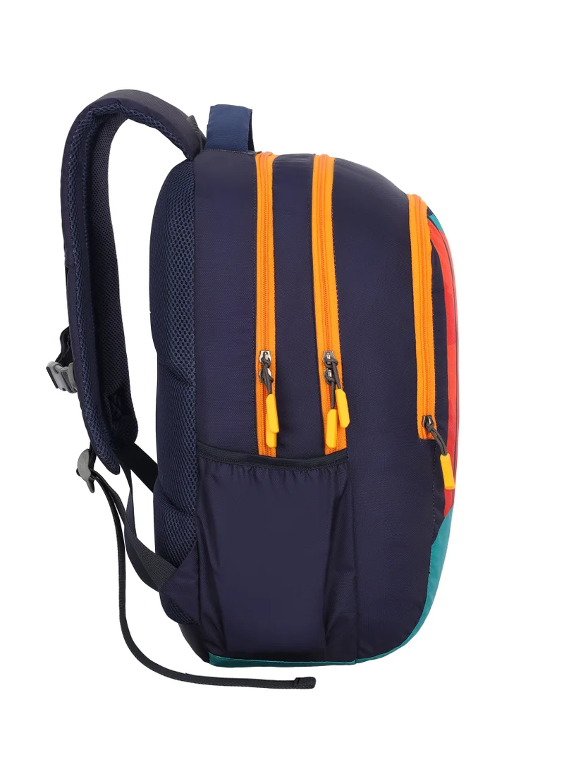 AMERICAN TOURISTER  Quad 2.0 Backpack, 31.5L Capacity, Polyester, Multicolor|Fits 15.6" Laptop|Bottle Holder|Ergo Back & Shoulder|Front Pocket - 1 Year International Warranty  | Best Price UAE