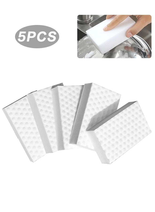 سويت لايف ممحاة إسفنجية سحرية بكثافة مضاعفة، متعددة الاستخدامات لتنظيف الأطباق المنزلية والمطبخ والأثاث، إسفنجات تنظيف الميلامين سميكة للغاية وطويلة الأمد للحمام والأرضيات ومنظف الجدران (5) - Image 1