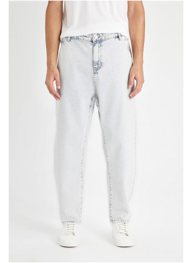 DeFacto - Man Relaxed Slouchy Fit Denim Trousers - Image 1