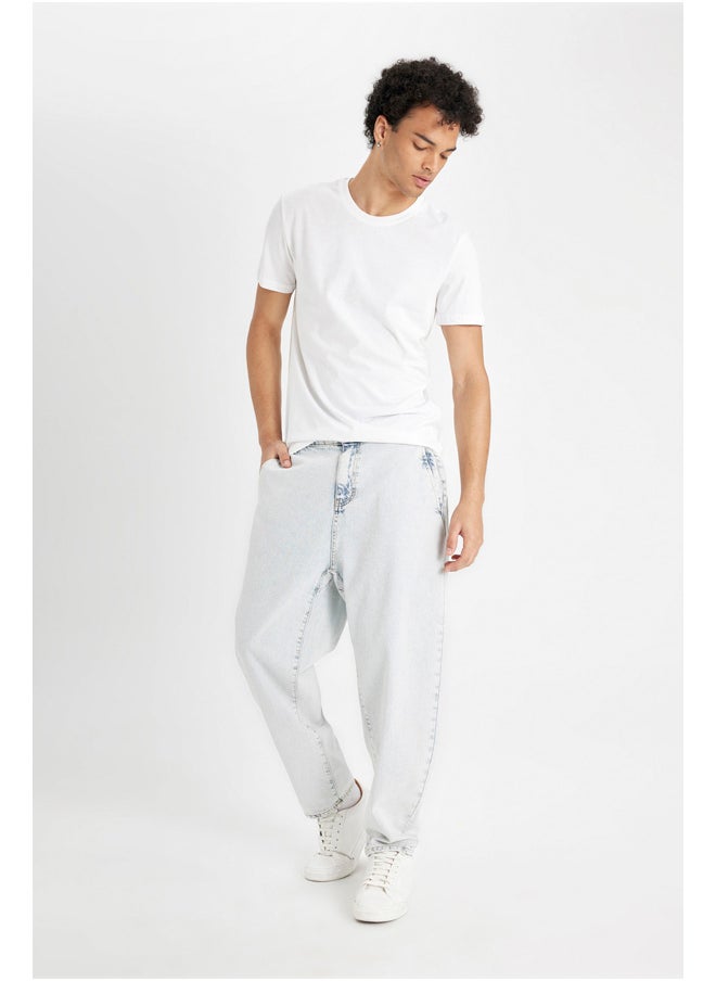 DeFacto - Man Relaxed Slouchy Fit Denim Trousers - Image 1