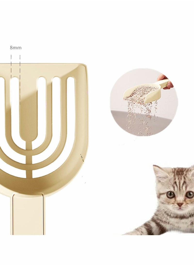 Generic - Cat Litter Scooper with Deep Shovel, Integrated Detachable Large Capacity, Portable Easy to Sieve and Clean Plastic Cat Shovel Set, Suitable for All Kinds of Cat Litter Box - Image 1