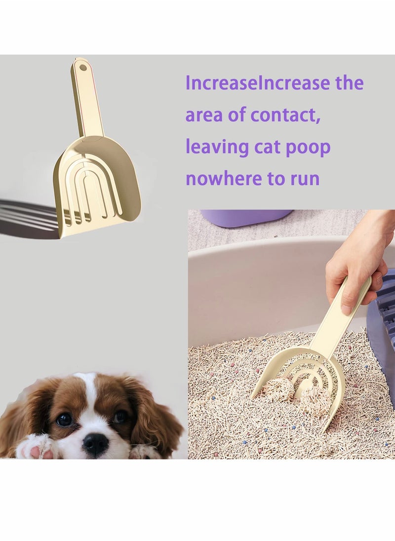 Generic - Cat Litter Scooper with Deep Shovel, Integrated Detachable Large Capacity, Portable Easy to Sieve and Clean Plastic Cat Shovel Set, Suitable for All Kinds of Cat Litter Box - Image 1