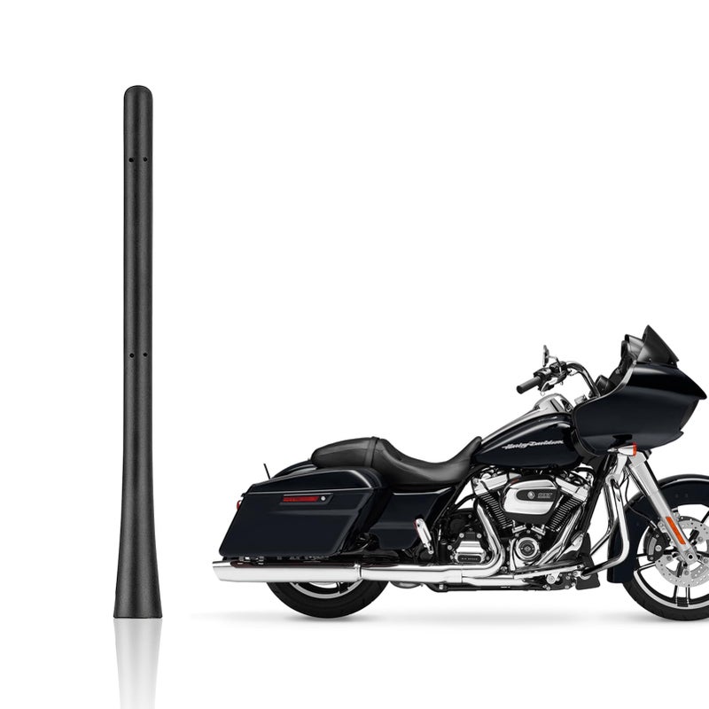 Tectary Short Antenna for Harley Davidson Motorcycles Electra Street Road Glide Ultra Limited Tour Pack Accessories 19892026 7 Rubber Antenna Replacement for FMAM Reception - Image 2