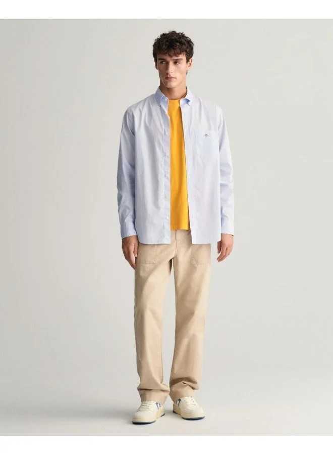 غانت قميص جانت بوبلين بقصة عادية