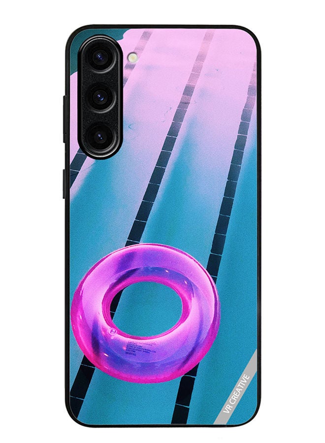VR CREATIVE Protective Case Cover For Samsung Galaxy S23 Pink Tube Design Multicolour - Image 1