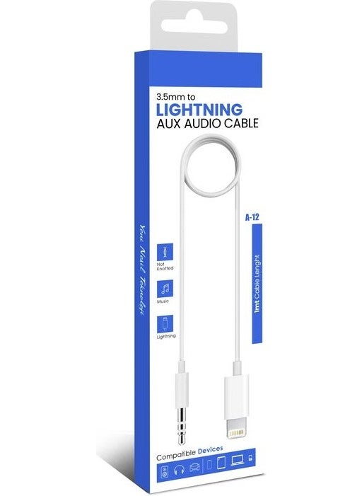 Lightning To 3.5mm Jack Aux Cable for iPhone 7 8 x 7 Plus 8 Plus
