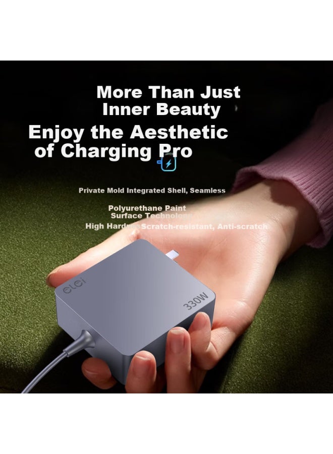Elei Gan Micro Star Blue Sky Notebook Adapter Gp76 Notebook Colorful Rainbow Star 280W Charger Jueying Gp68Hx 20V14A Square Port - Image 1