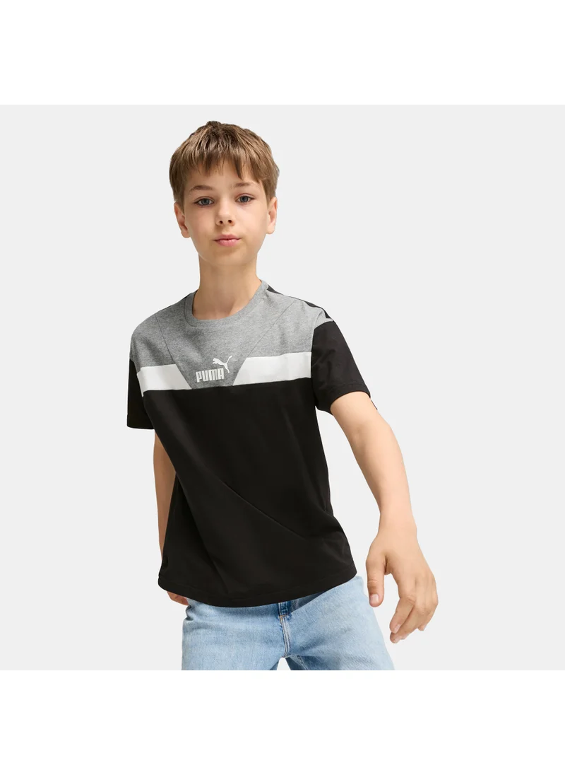 PUMA Kids' Power Colourblock T-Shirt
