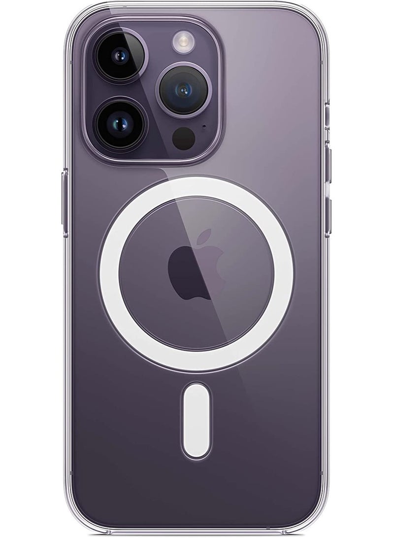 الغي اند كو غطاء حماية لهاتف ابل ايفون 14 برو ماكس مع MagSafe شفاف شفاف - Image 1