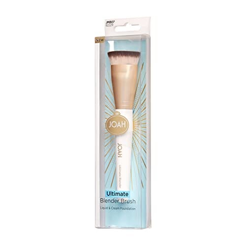 JOAH Ultimate Blender Beauty Brush, Wide Flat Tip, Gently Buffs, Seamlessly Blends, Ultra-Firm Dense 100 Percent Synthetic Bristles - Image 3
