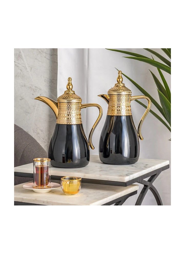 Dallaty gold and black steel flask 1L + 700ml 2 pcs - pzsku/Z560EF83B9993E26BDE79Z/45/_/1706348219/c44cb72f-e506-4157-b51a-79260cb6010d