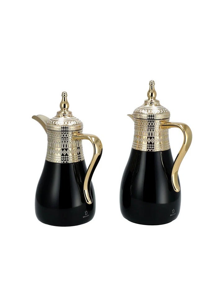 Dallaty gold and black steel flask 1L + 700ml 2 pcs - pzsku/Z560EF83B9993E26BDE79Z/45/_/1706348239/d6efdb44-a923-4513-afc5-26deaf878994