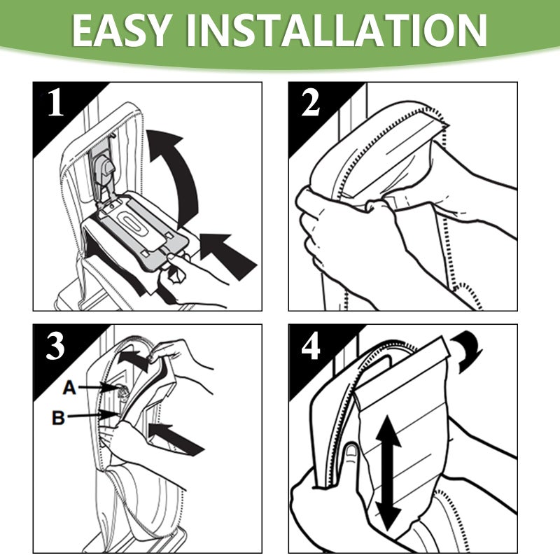 Funmit 8 Pack Vacuum Bags Replacement for Oreck Type CC XL XL2 XL7 XL21 Upright Vacuum Cleaners, Fit for All Oreck XL Upright Vacuums, Replaces Part # CCPK8DW, CCPK8, AK1CC6A - Image 4