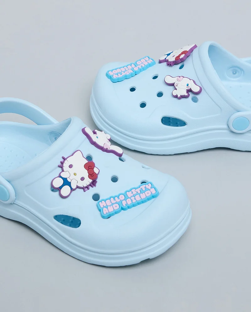 أر أند بي Hello Kitty Charm Detail Slingback Clogs