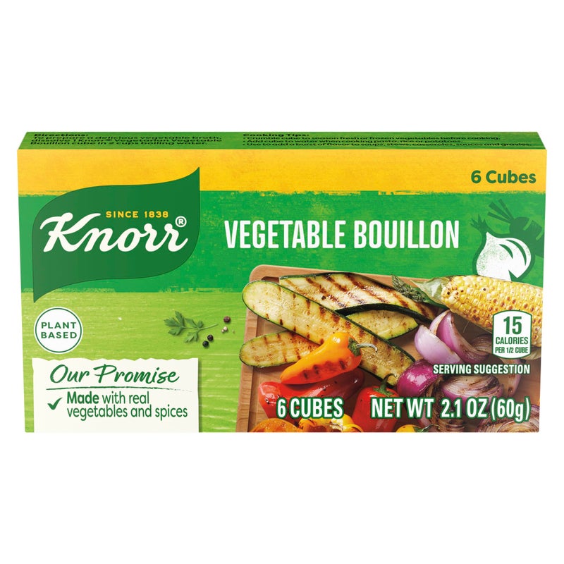 Knorr Cube Bouillon Vegetable 6 cubes 21 oz - Image 3