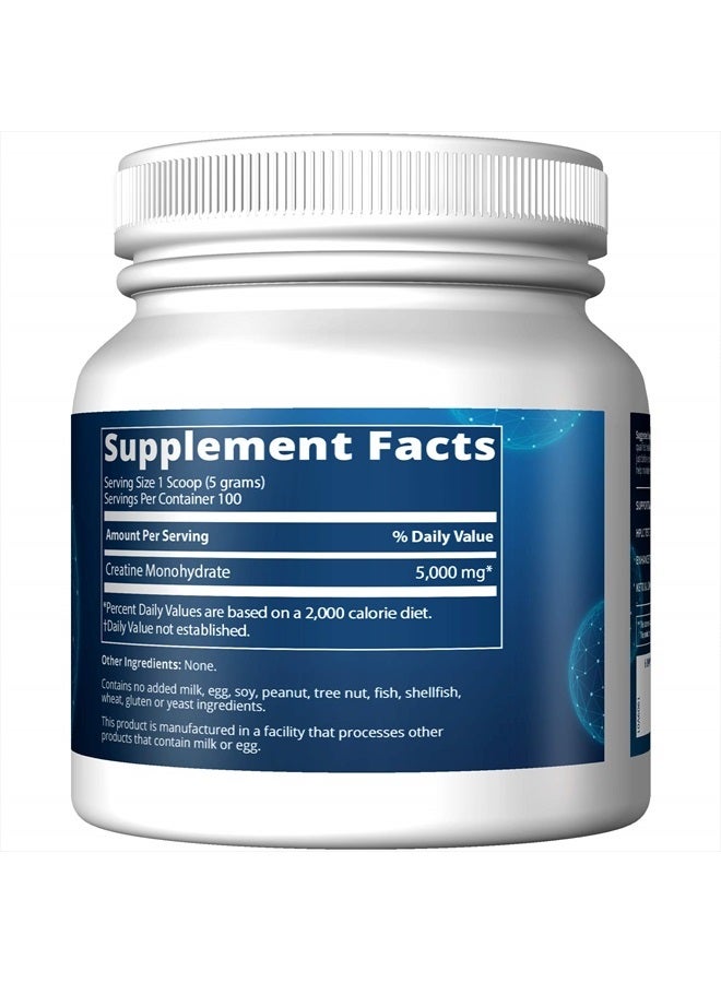 MRM Nutrition Creatine Monohydrate 500 | 100% micronized | Amino acids | Muscle Recovery + Energy Production | Keto + Low-carb Friendly | Performance Powder | 100 Servings - Image 3