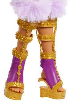 MONSTER HIGH Monster Fest Doll, Clawdeen Wolf with Glam Outfit & Festival Themed Accessories like Snacks, Band Poster, Statement Bag & More  - Image 4