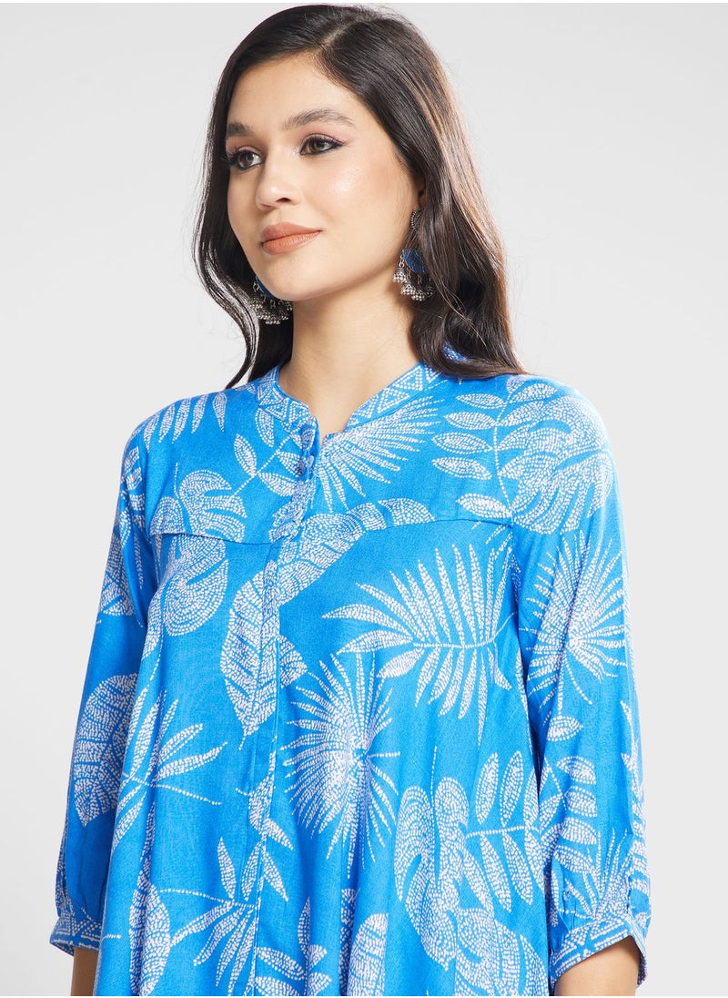 Biba - Floral Printed Top - Image 1