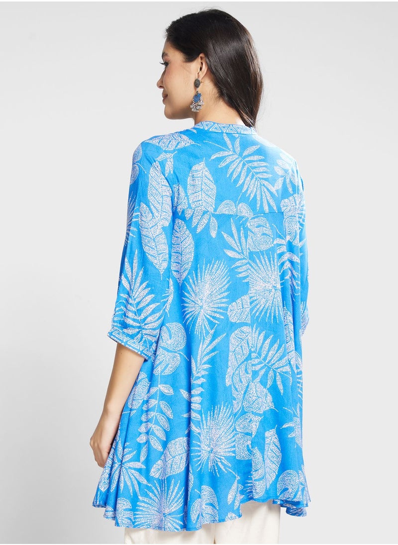 Biba - Floral Printed Top - Image 1