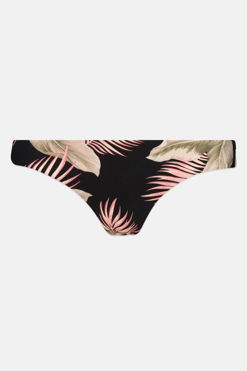 Billabong Women Floral Pattern Pull On Reversible Bikini Bottom, Multicolor - Image 2