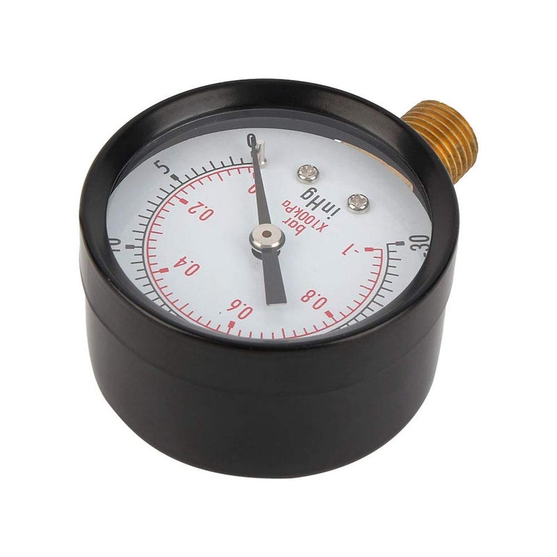 Copper Alloy Pressure Gauge Lower Mount 2 Pack 1 4 NPT For Air Compressor Water Oil Gas - Image 5