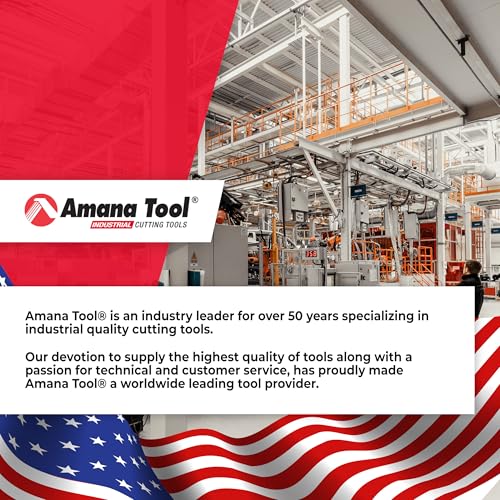 Amana Tool 55227 Carbide Tipped 82 Degree Countersink Set with Adjustable Drill Bit Depth Stop and No-Thrust Ball Bearing 3/8 Dia x 1/8 Drill Dia x 1/4 Inch Quick Release Hex Shank - Image 5