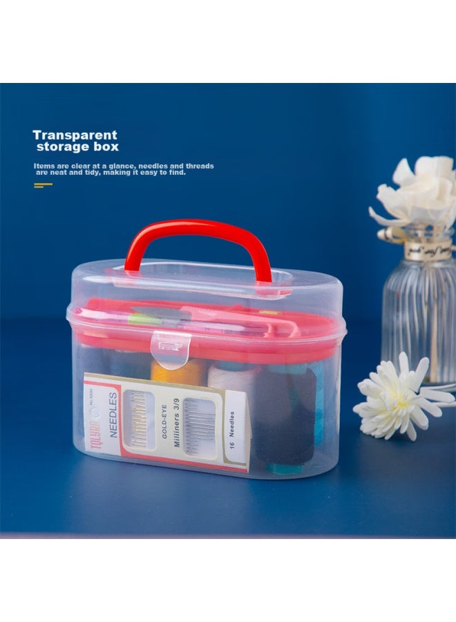 JAJALIN Jajalin Home Sewing Kit With 7 Thread Spools, Travel Sewing Supplies, Mending Tools, Storage Pouch, Random Color  - Image 3