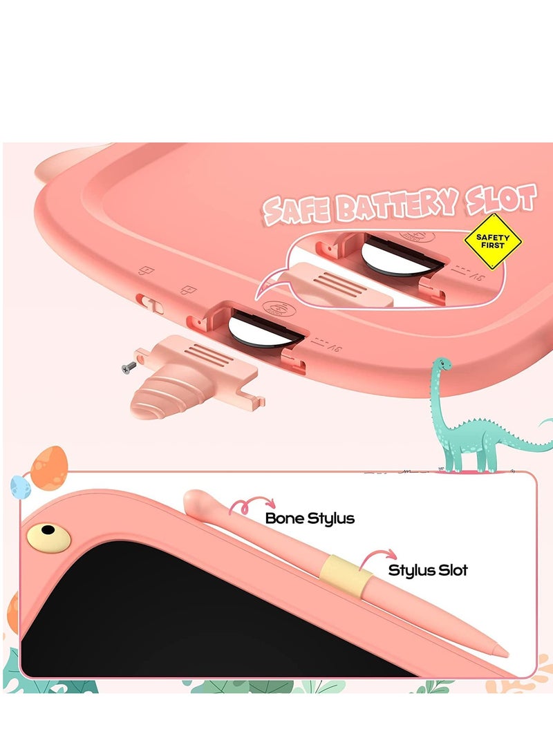 LCD Writing Tablet Toddler Girl Travel Toys, 8.5 Inch Doodle Board Drawing Pad Girl Birthday Gifts,Drawing Tablets for 2-8 Years Old Kids (Pink) - Image 3