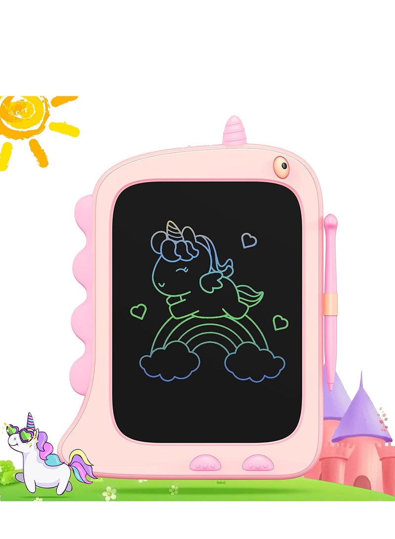 LCD Writing Tablet Toddler Girl Travel Toys, 8.5 Inch Doodle Board Drawing Pad Girl Birthday Gifts,Drawing Tablets for 2-8 Years Old Kids (Pink) - Image 2