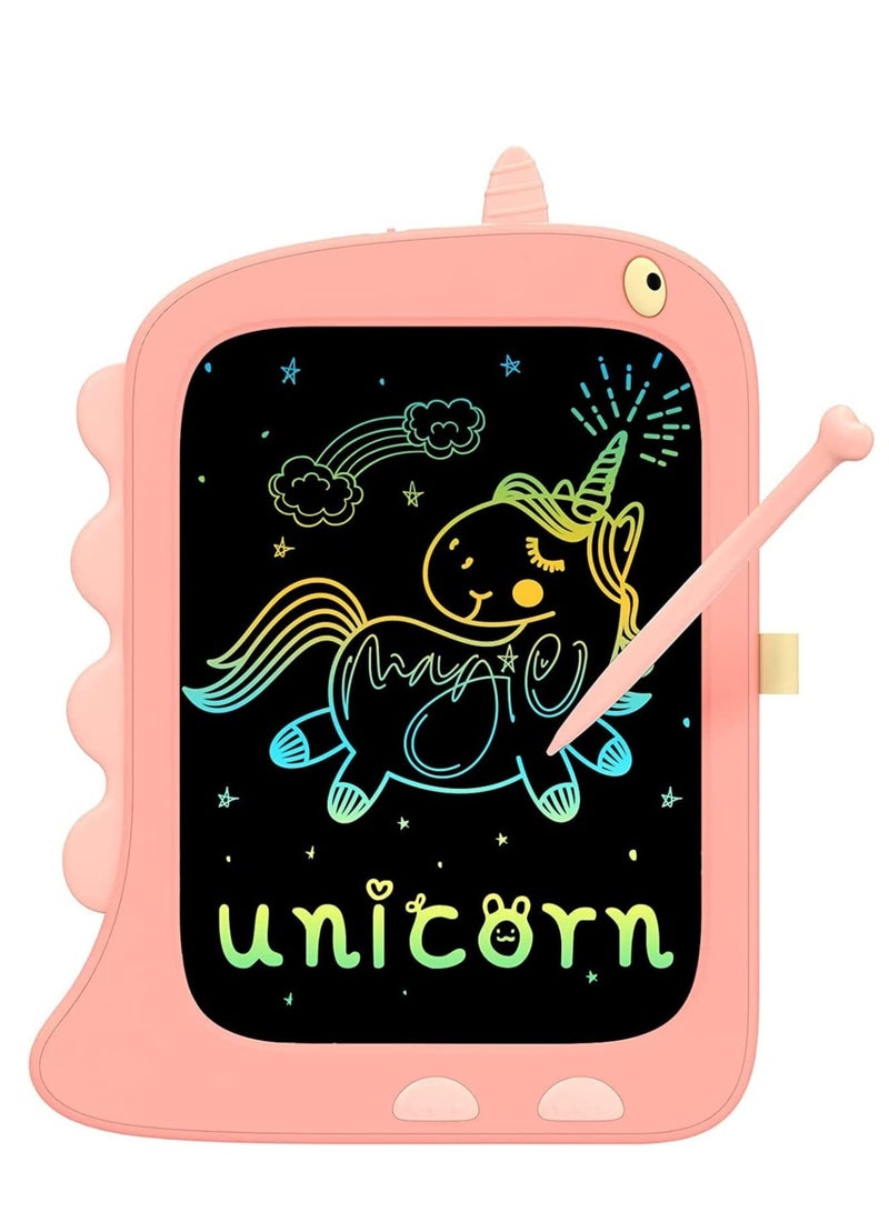 LCD Writing Tablet Toddler Girl Travel Toys, 8.5 Inch Doodle Board Drawing Pad Girl Birthday Gifts,Drawing Tablets for 2-8 Years Old Kids (Pink) - Image 1