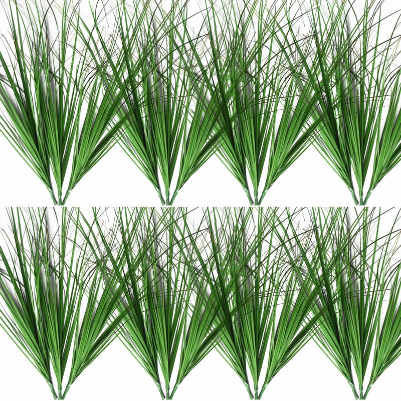 MISSWARM 24PCS Artificial Grass Plant Artificial Shrubs Wheat Grass Artificial Greenery Stems Fake Weed for Room Indoor Home Decor Artificial Tall Grass Fake Plants for Outdoor Decor - Image 2