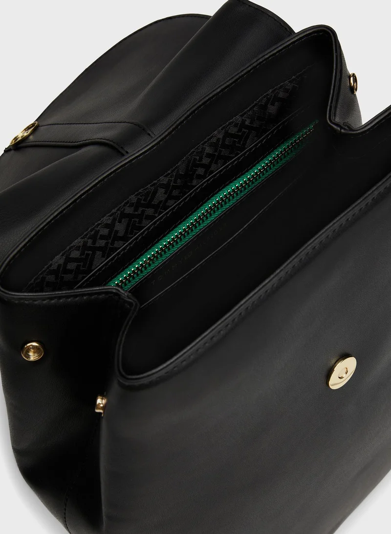 TOMMY HILFIGER Top Handle Flap Over Backpack