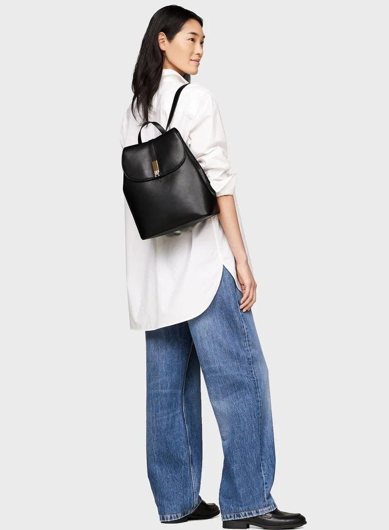TOMMY HILFIGER Top Handle Flap Over Backpack