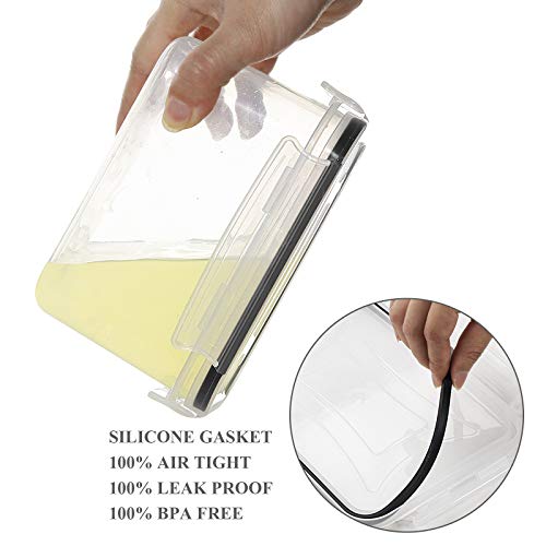 Wildone Cereal & Dry Food Storage Container Set of 16 [0.8L /3.38 Cups] for Sugar, Flour and Baking Supplies, Airtight Leak-proof & BPA Free, with 20 Labels & 1 Marker - Image 4