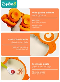 3 PCS Baby Silicone Suction Plate with Spoon and Fork, Adorable Owl Shape Infant Divided Plates, Babies Feeding Set, First Stage Toddler Utensils - Babies Led Weaning Supplies - pzsku/Z560FAD784D82D322A974Z/45/_/1687834537/f54e4655-37e1-4a5e-aa09-3cf1780426e7