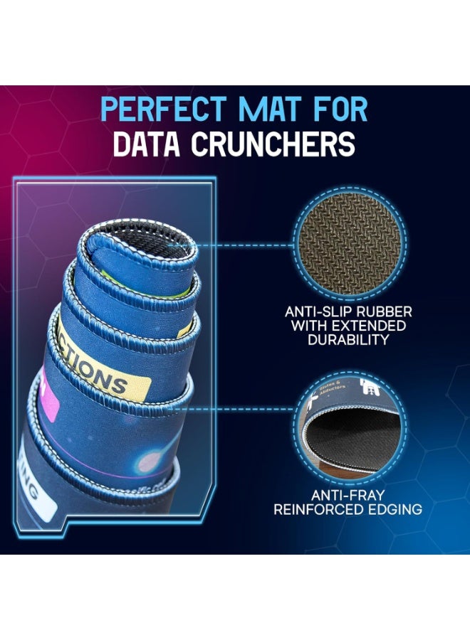 Large Mouse Pad, Office Shortcut Mouse Pad, Extended Computer Mouse Pad/Desk Mat with Stitched Edges for Word/Excel/PPT (800*300*3mm) - Image 3