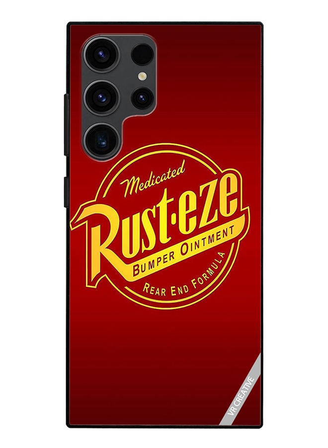 VR CREATIVE Protective Case Cover For Samsung Galaxy S23 Ultra 5G Rust Eze Rear End Formula Design Multicolour - Image 1