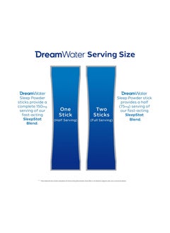Dream Water Dream Water Sleep Aid Powder; Melatonin 5mg, GABA, 5-HTP; Natural Flavors; Helps You to Fall Asleep, Fast, and Wake Refreshed; Snoozeberry, 10-Count  - Image 3