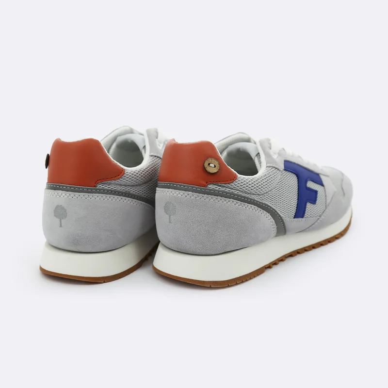 Faguo Elm - Grey, Indigo & Terracotta shoes in Recycled Polyester