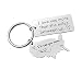 Xiahuyu Long Distance Relationship Gift Keychain I Love You More Than The Miles Between Us Keychain Going Away Gift Girlfriend Boyfriend Gifts Personalized Couples Jewelry Trucker Husband Dad Gifts - Image 2