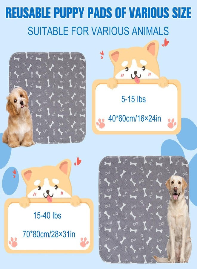 MeiAid PuppyPad Pee Pads, Reusable Puppy Pads with Pheromones, Durable Leak-Proof & Anti-Slip Pet Training Pads for Dogs Indoor Use (Medium：16" × 24") - Image 3