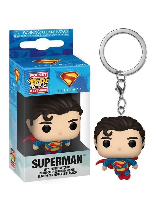 Funko Pocket POP! DC Comics Superman Vinyl Figure Keychain (10.2 cm) - Image 2