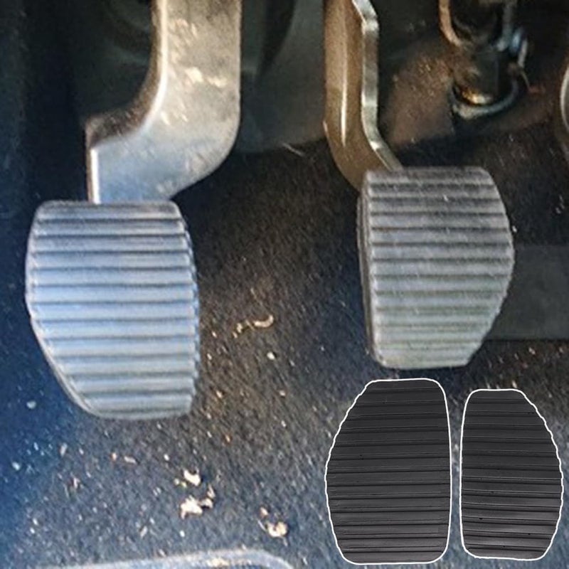 Wivplex Car Brake Clutch Foot Pedal Pad Cover Set - Image 5