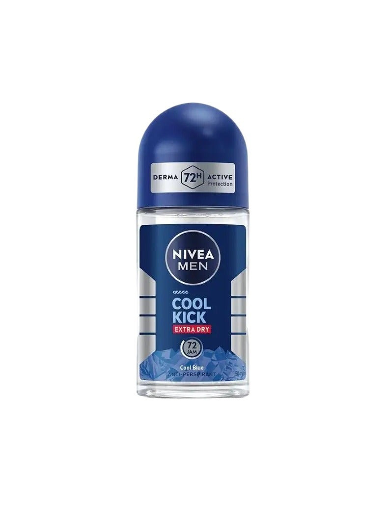 نيفيا للرجال رول اون كول كيك إكسترا دراي 72 ساعة 50 مل (عبوة من قطعتين) - Image 4