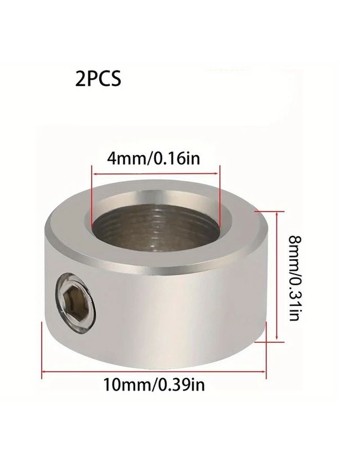 2 Pcs 12mm Drill Bit Limit Rings 7 Size Metal Positioning Rings Precision Depth Fixer - Image 4