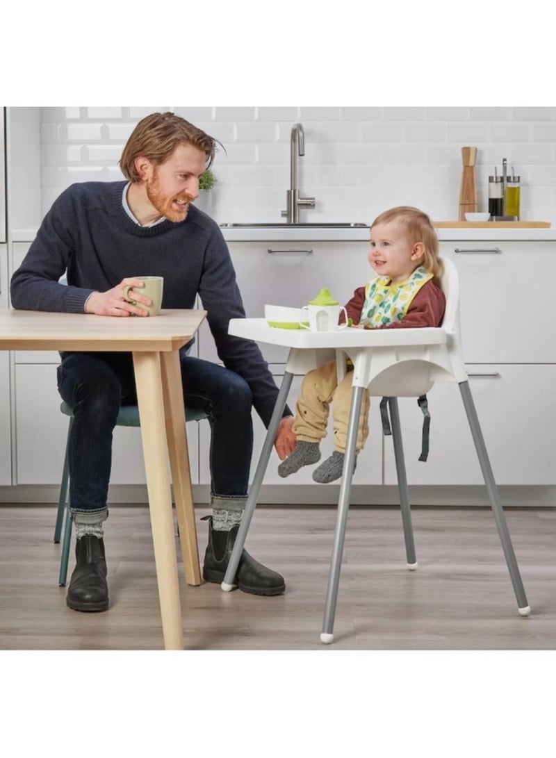 BLOOMING TIME Multi-Functional Baby Feeding Chair - Adjustable High Chair With Dining Tray And Safety Seat Belt For Children  - Image 2