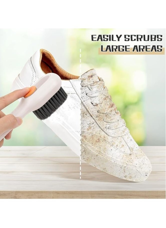 Multi-Functional Shoe Cleaning Brush with Long Handle & Liquid Tank – Random Color