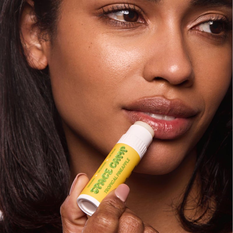 Space Camp Wellness Jumbo Lip Balm - Tropical Pineapple Organic Flavored Balm (2 Pack) - Image 3